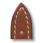 RIOS Tornado Breitling bőr óraszíj, konyakbarna, 20/18mm