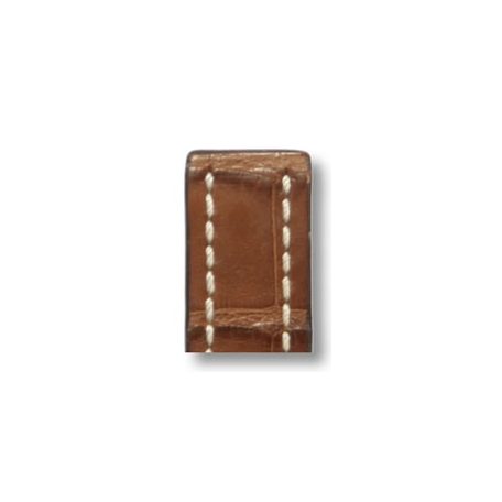 RIOS Aero Breitling bőr óraszíj, konyakbarna, 22/18mm