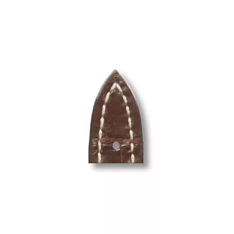 RIOS Jet Breitling aligátorbőr óraszíj, mahagóni barna, 22/20mm