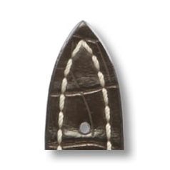   RIOS Jet Breitling aligátorbőr óraszíj, mokkabarna, 24/20mm