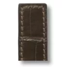 RIOS Projeter TAG Heuer aligátorbőr óraszíj, mokkabarna, 22/18mm