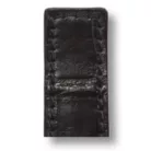 RIOS Projeter TAG Heuer aligátorbőr óraszíj, fekete, 22/18mm