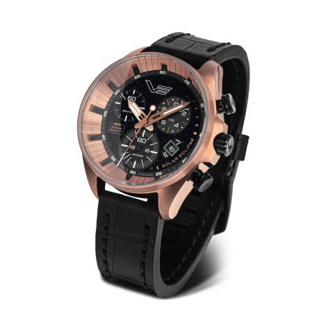 Vostok Europe 'Solar Eclipse' Limited Edition Chronograph 6S30-325E728