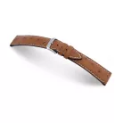 RIOS Maxime Jaeger LeCoultre struccbőr óraszíj, konyakbarna, 20/16mm