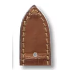 RIOS Legend Jaeger LeCoultre aligátorbőr óraszíj, konyakbarna, 20/16mm