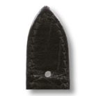 RIOS Legend Jaeger LeCoultre aligátorbőr óraszíj, fekete, 19/16mm