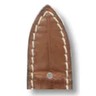 RIOS Avandgarde Jaeger LeCoultre aligátorbőr óraszíj, konyakbarna, 20/16mm