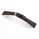 RIOS Geneve Patek Philippe aligátorbőr óraszíj, mokkabarna, 20/16mm