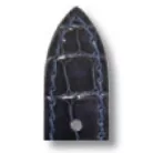 RIOS Lausanne Patek Philippe aligátorbőr óraszíj, óceánkék, 18/14mm