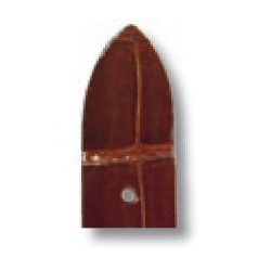   RIOS Basel Patek Philippe aligátorbőr óraszíj, mahagóni barna, 19/14mm