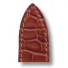 RIOS Versailles Cartier Pasha aligátorbőr óraszíj, mahagóni barna, 20/18mm