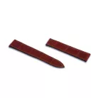 RIOS Louvre Cartier Tank aligátorbőr óraszíj, konyakbarna,  "M" 20/18mm