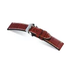 RIOS Modena Panerai aligátorbőr óraszíj, konyakbarna, 24/22mm