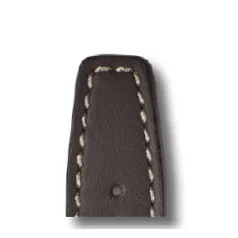 RIOS Blizzard IWC bőr óraszíj, mokkabarna, 20/18mm