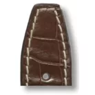 RIOS Hurricane IWC aligátorbőr óraszíj, mahagóni barna, 21/18mm