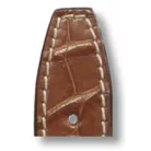 RIOS Hurricane IWC aligátorbőr óraszíj, konyakbarna, 21/18mm