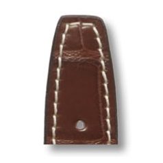   RIOS Thunderbird IWC aligátorbőr óraszíj, mahagóni barna, 19/16mm