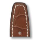 RIOS Thunderbird IWC aligátorbőr óraszíj, konyakbarna, 19/16mm