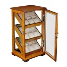 18 ÓRÁNAK BARNA SZÍNŰ ÓRATARTÓ VITRIN