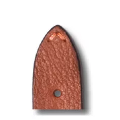 RIOS Mittenwald bőr óraszíj, konyakbarna, 20/16mm