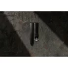 Hirsch Hevea kaucsuk óraszíj, fekete, 22/20L