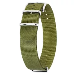 Hirsch Rush Recycle NATO óraszíj, zöld , 20 mm