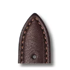 RIOS Inzell bőr óraszíj, mokkabarna, 20/16mm