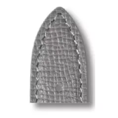 RIOS French bőr óraszíj, szürke XL, 18/16mm