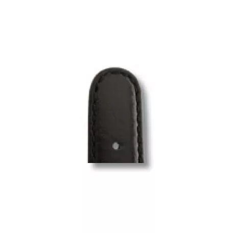 RIOS Arizona bőr óraszíj, fekete, 20/18mm