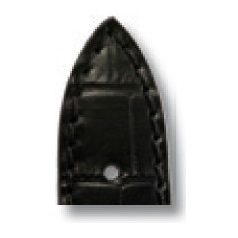 RIOS Louisiana bőr óraszíj, fekete, 16/14mm