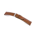 RIOS New Orleans bőr óraszíj, konyakbarna, 19/16mm