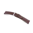 RIOS New Orleans bőr óraszíj, mokkabarna XL, 16/14mm