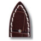 RIOS New Orleans bőr óraszíj, mokkabarna, 18/16mm