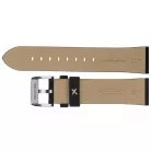 STAILER Premium Alaska nubuck bőr óraszíj, fekete 22/20 L