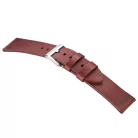 STAILER Premium Select vegán bőr óraszíj, bordó 20/18 L