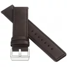 STAILER Premium Bold bőr óraszíj, sötétbarna 22/22 L