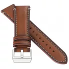 STAILER Premium Vintage bőr óraszíj, barna 22/20 L