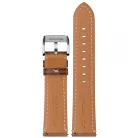 STAILER Premium Vintage bőr óraszíj, barna 22/20 L