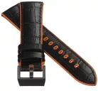 STAILER Premium Max Endurance Sport bőr óraszíj, fekete 22/20 L