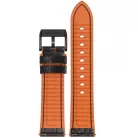 STAILER Premium Max Endurance Sport bőr óraszíj, fekete 22/20 L