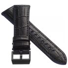 STAILER Premium Max Endurance Sport bőr óraszíj, fekete 20/18 L
