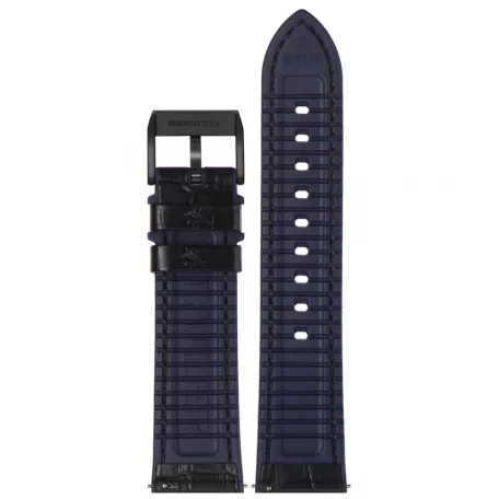 STAILER Premium Max Endurance Sport bőr óraszíj, fekete 22/20 L