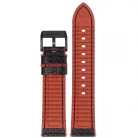 STAILER Premium Max Endurance Sport bőr óraszíj, fekete 20/18 L