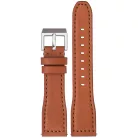 STAILER Premium Aviator bőr óraszíj, barna 20/18 L