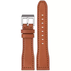 STAILER Premium Aviator bőr óraszíj, barna 22/20 L