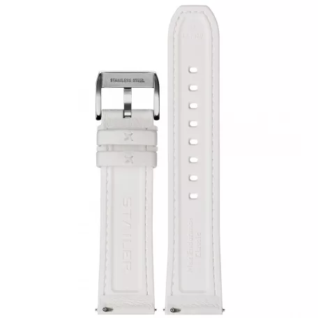 STAILER Premium Max Endurance DANI bőr óraszíj, fehér 18/16 L