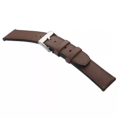   STAILER Premium Max Endurance DANI bőr óraszíj, sötétbarna 20/18 L