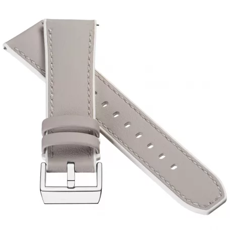 STAILER Premium Max Endurance DANI bőr óraszíj, szürke 18/16 L