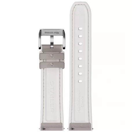 STAILER Premium Max Endurance DANI bőr óraszíj, szürke 18/16 L