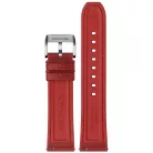 STAILER Premium Max Endurance DANI bőr óraszíj, piros 18/16 L